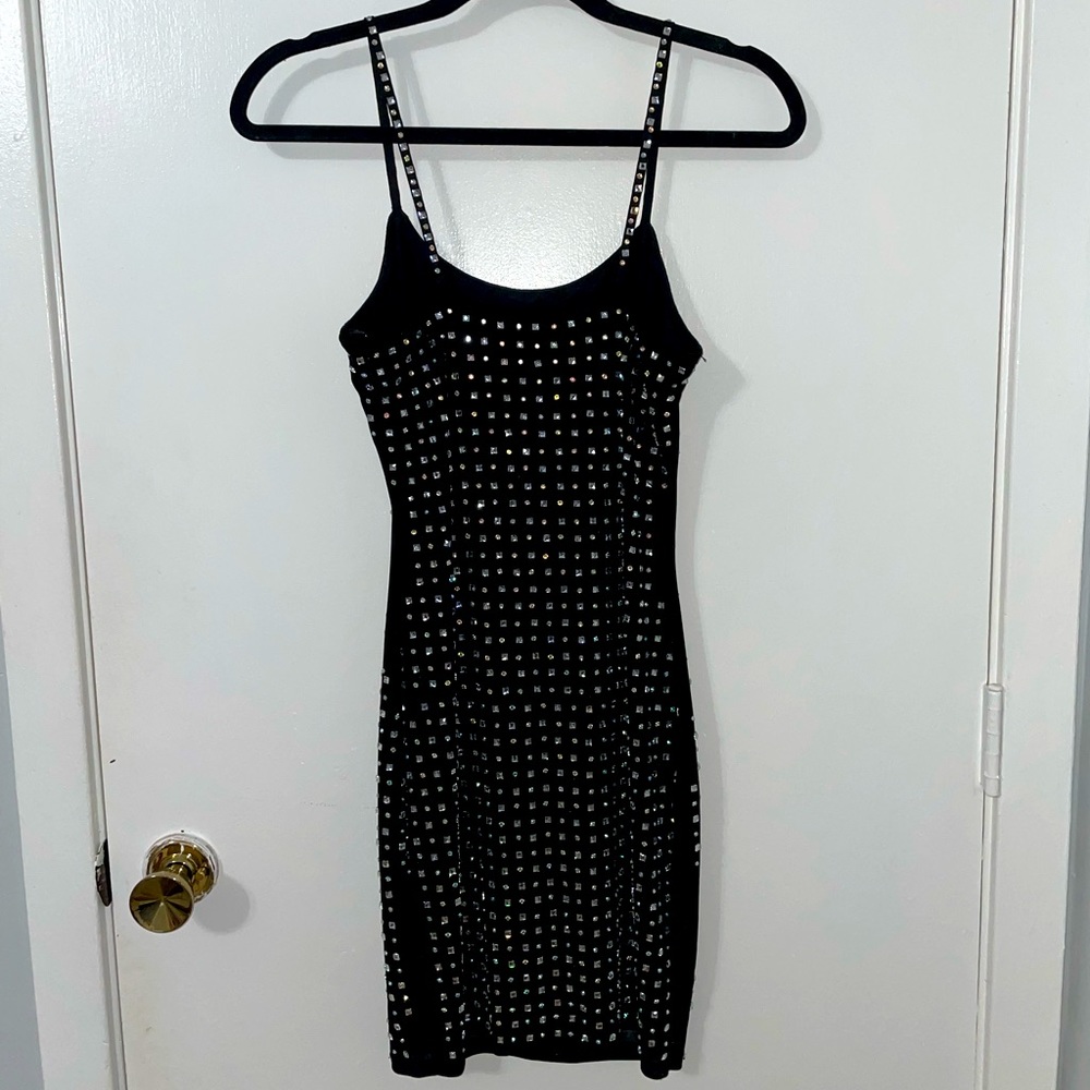 🤍🤍WORN ONCE SWAROVSKI CRYSTAL BODYCON DRESS🤍🤍